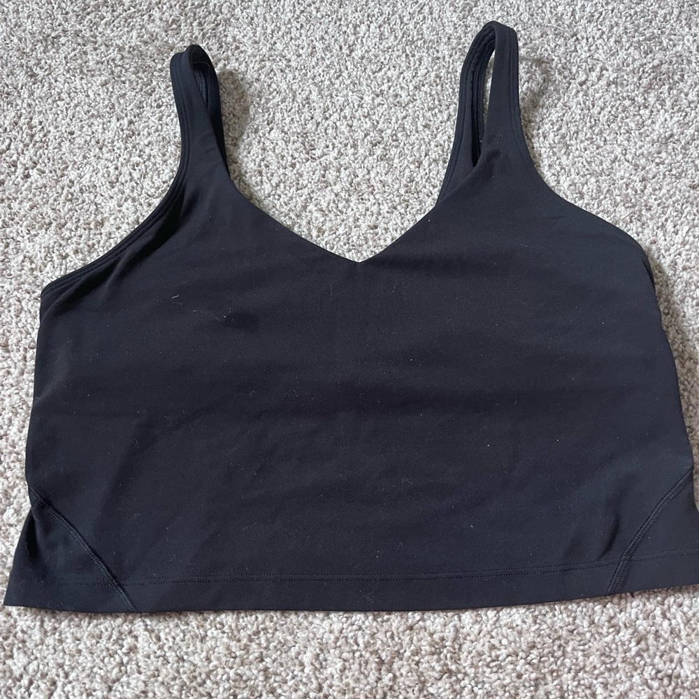 Black Lululemon Align Bra